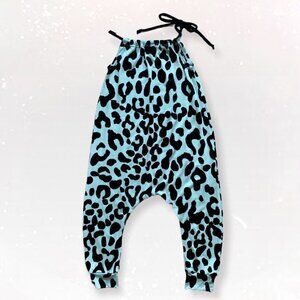 Handmade Leopard Print Romper